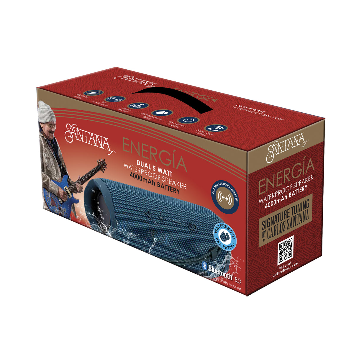 Parlante Bluetooth 5.3 Santana Energía